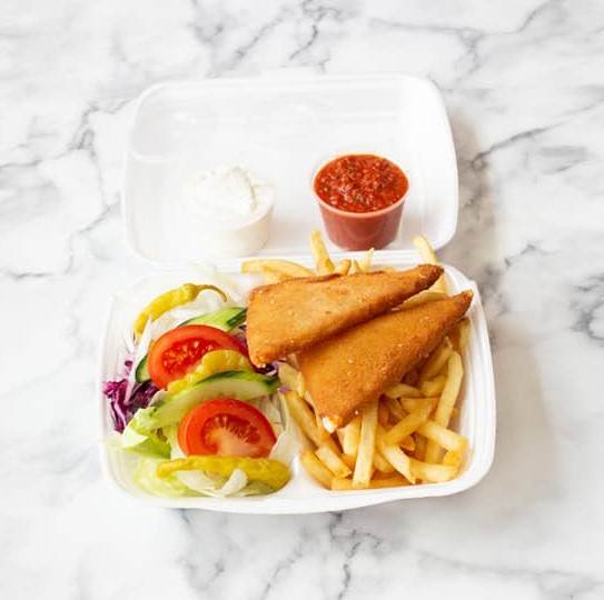Fried Cheese & Chips served at Rodi Pizza and Grill in Ipswich