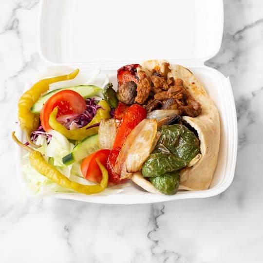 Single Combination Kebabs served at Rodi Pizza and Grill in Ipswich